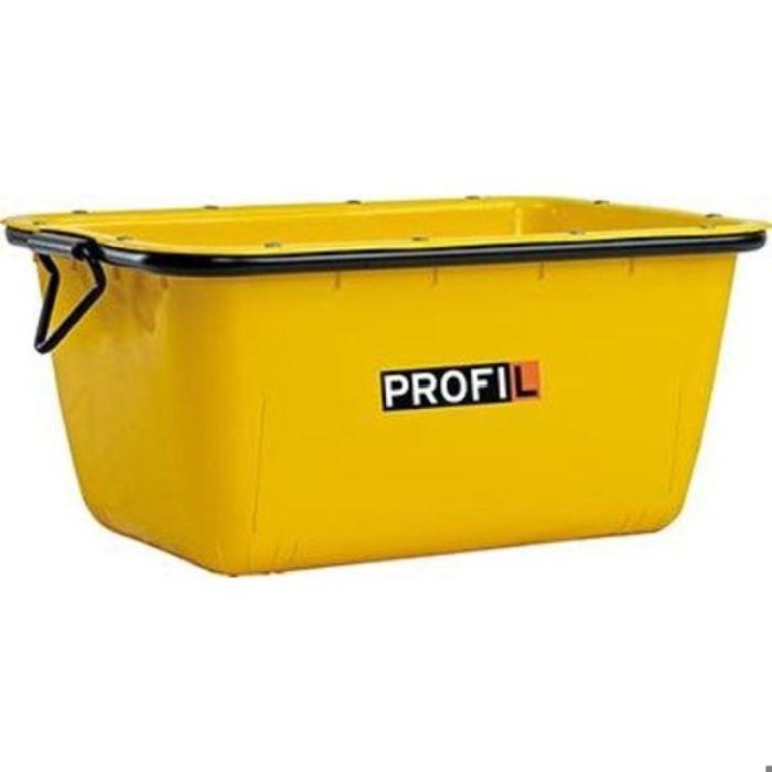 Bild von Profil Mörtelmulde 200 l, gelb kranbar, geeicht, GS geprüft Bild von Profil Mörtelmulde 200 l, gelb kranbar, geeicht, GS geprüft