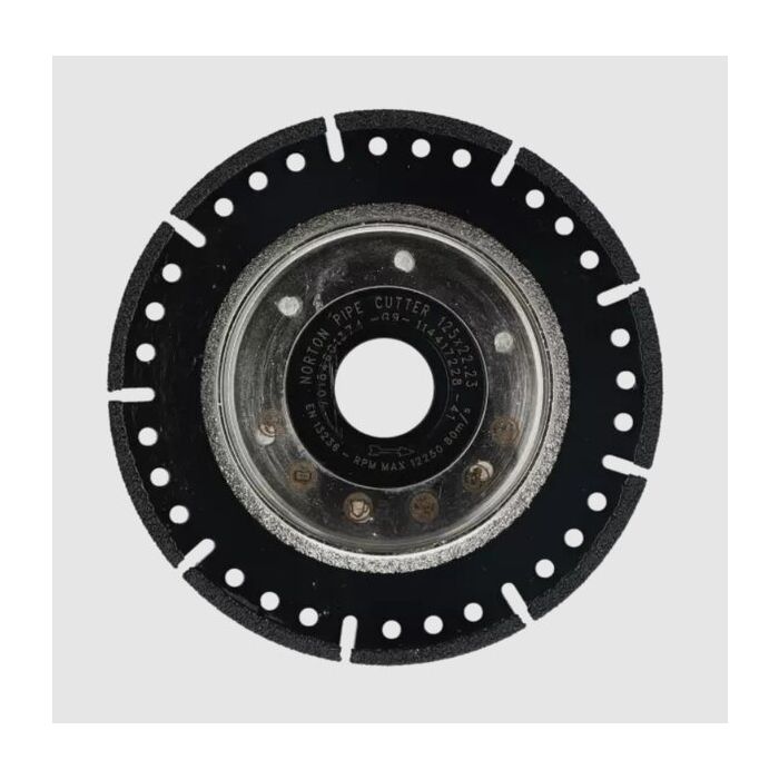 Bild von Norton Clipper Diamantscheibe NORTON PIPE CUTTER 125 x 22,23 Bild von Norton Clipper Diamantscheibe NORTON PIPE CUTTER 125 x 22,23