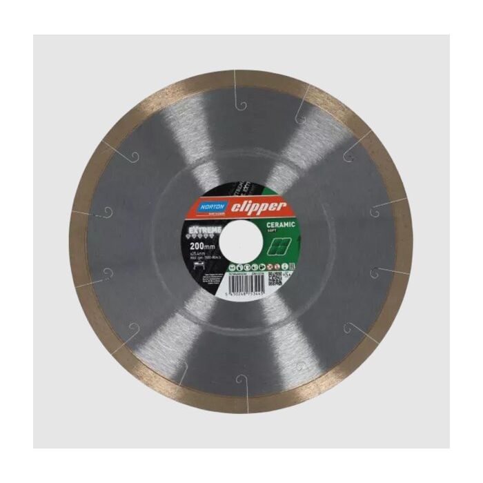 Bild von Norton Clipper Diamantscheibe Extreme Ceramic Soft Ø200 x 25,4 Bild von Norton Clipper Diamantscheibe Extreme Ceramic Soft Ø200 x 25,4