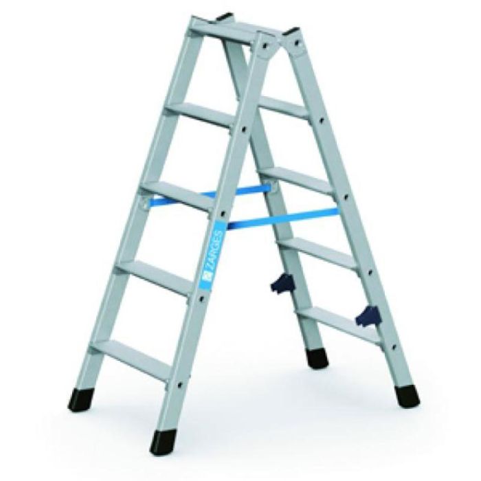 Foto von Zarges Nova B 2 x 5 Stufen Leiterlänge 1,15 m, Arbeitshöhe 2,55 m Foto von Zarges Nova B 2 x 5 Stufen Leiterlänge 1,15 m, Arbeitshöhe 2,55 m
