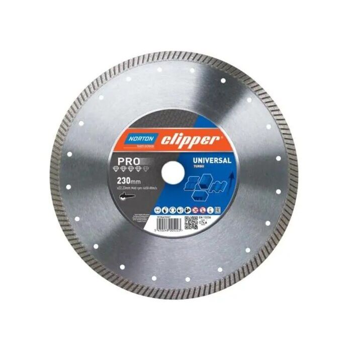Foto von Norton Clipper Diamantscheibe Pro Universal Turbo - 125 Ø mm Foto von Norton Clipper Diamantscheibe Pro Universal Turbo - 125 Ø mm