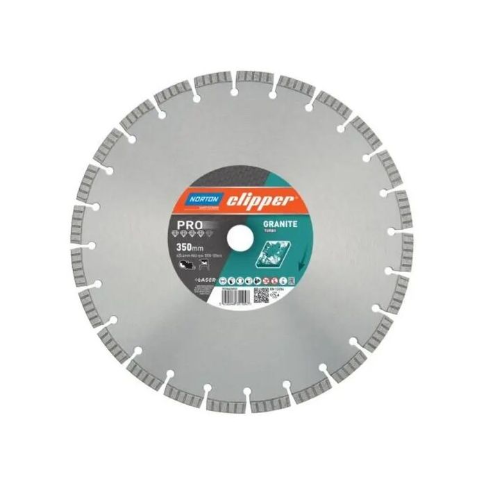 Bild von Norton Clipper Diamantscheibe Pro Granite Turbo- 400 Ø mm Bild von Norton Clipper Diamantscheibe Pro Granite Turbo- 400 Ø mm