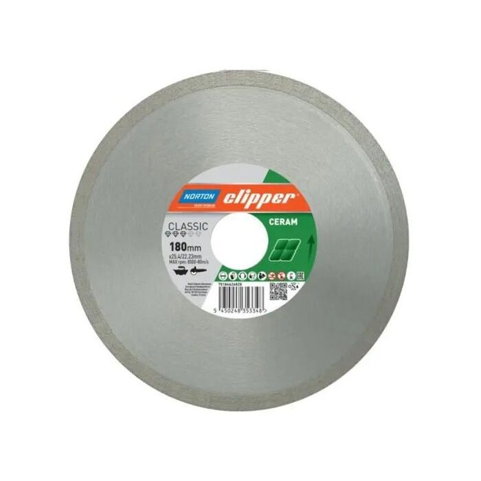 Bild von Norton Clipper Diamantscheibe Classic Ceramic- 250 Ø mm Bild von Norton Clipper Diamantscheibe Classic Ceramic- 250 Ø mm