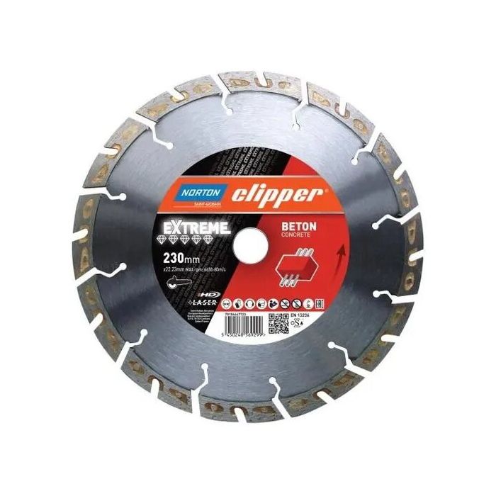 Bild von Norton Clipper Diamantscheibe Extreme Beton -125 Ø mm Bild von Norton Clipper Diamantscheibe Extreme Beton -125 Ø mm