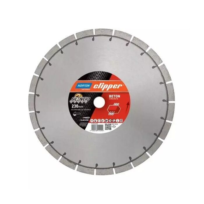 Bild von Norton Clipper Diamantscheibe Extreme Beton Silencio -230 Ø mm Bild von Norton Clipper Diamantscheibe Extreme Beton Silencio -230 Ø mm