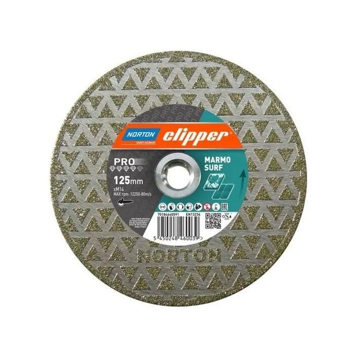 Foto von Norton Clipper Diamantscheibe Pro Marmo Surf 230 mm Foto von Norton Clipper Diamantscheibe Pro Marmo Surf 230 mm