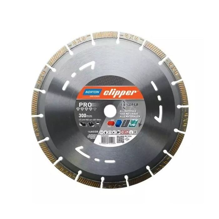 Foto von Norton Clipper Diamantscheibe Pro 4x4 Explorer- 450 Ø mm Foto von Norton Clipper Diamantscheibe Pro 4x4 Explorer- 450 Ø mm
