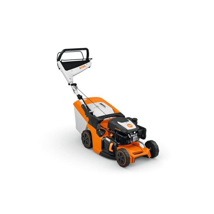 Bild von Stihl Benzin Rasenmäher RM443 T, 52L Grasfangkorb Schnittbreite 41cm, Schnitthöhe 20-100mm -7-stufig Bild von Stihl Benzin Rasenmäher RM443 T, 52L Grasfangkorb Schnittbreite 41cm, Schnitthöhe 20-100mm -7-stufig