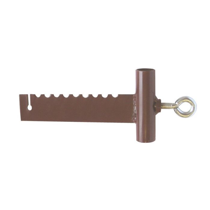 Bild von Müba Richtschnurhalter mit Kerbe zur Seilführung für Schnurnägel 16, 18 und 20 mm, Länge 25cm Bild von Müba Richtschnurhalter mit Kerbe zur Seilführung für Schnurnägel 16, 18 und 20 mm, Länge 25cm