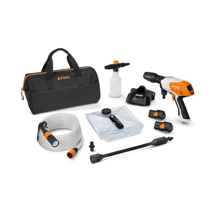 Bild von Stihl Akku-Druckreiniger RCA 20 Set max. 24 bar, 230 l/h, 1,3 kg (ohne Akku) Bild von Stihl Akku-Druckreiniger RCA 20 Set max. 24 bar, 230 l/h, 1,3 kg (ohne Akku)