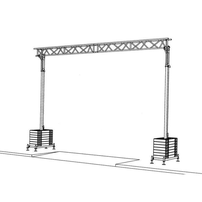 Foto von Müba Kabelbrücke Typ KB 7,5 max Durchfahrtsbreite: 7,50 m Foto von Müba Kabelbrücke Typ KB 7,5 max Durchfahrtsbreite: 7,50 m