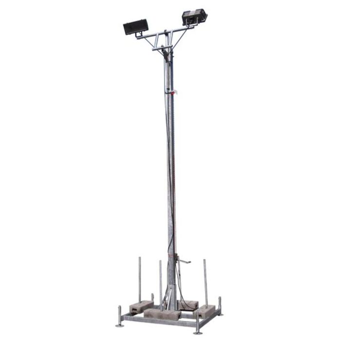 Bild von Müba Lampenmast inkl. Standfuß u. Lampenträger (ohne Lampen, ohne Ballast() Bild von Müba Lampenmast inkl. Standfuß u. Lampenträger (ohne Lampen, ohne Ballast()