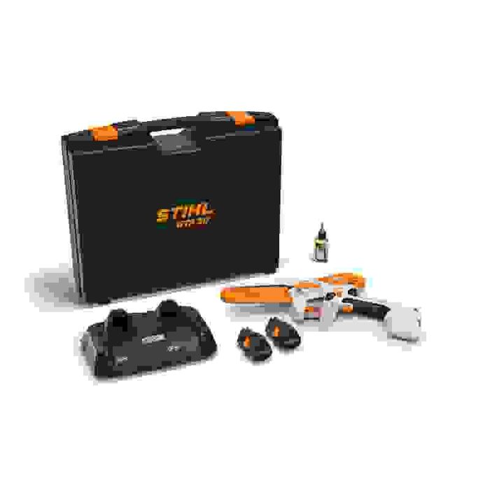 Bild von Stihl Akku Gehölzschneider GTA 30 Set mit 2 Akkus AS 2 und Schnellladegerät AL 5-2 Bild von Stihl Akku Gehölzschneider GTA 30 Set mit 2 Akkus AS 2 und Schnellladegerät AL 5-2