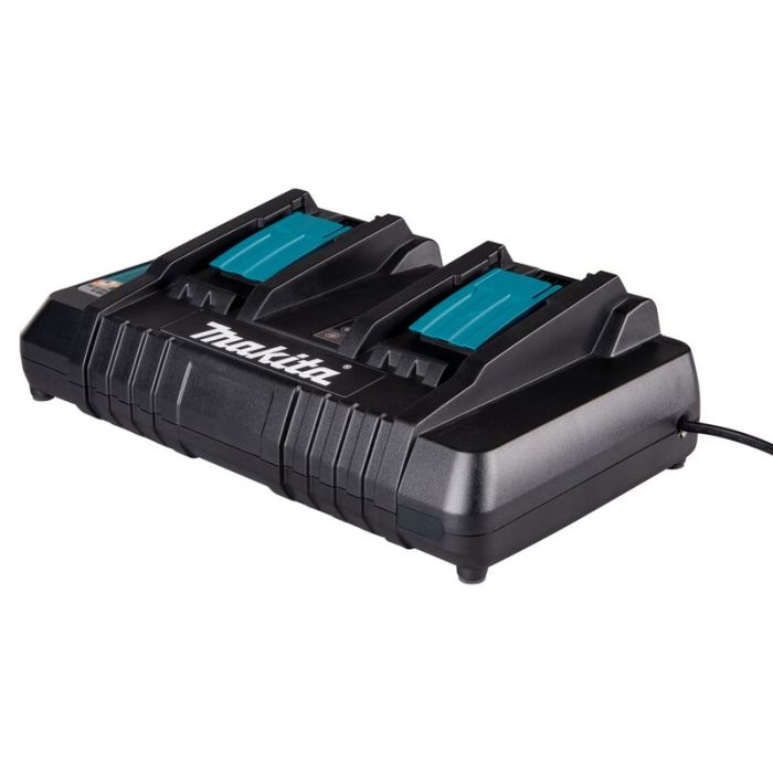 Bild von Makita Doppelschnellladegerät DC18RD zum gleichzeitigen Laden von 2 x 18 Volt Akkus Bild von Makita Doppelschnellladegerät DC18RD zum gleichzeitigen Laden von 2 x 18 Volt Akkus