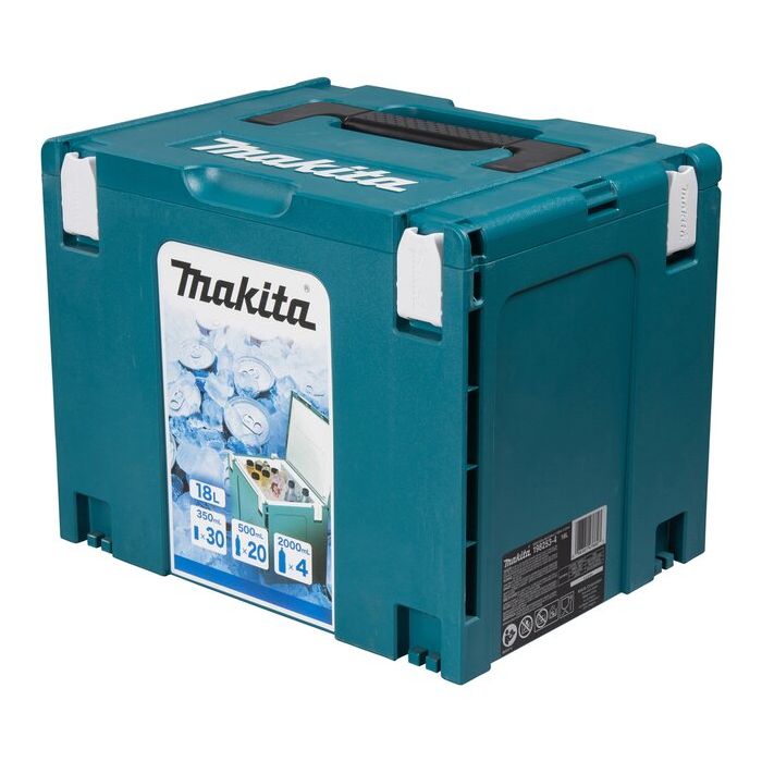 Foto von Makita Kühlbox MAKPAC Gr. 4, isoliert 18 l Fassungsvermögen, Isolierauskleidung Foto von Makita Kühlbox MAKPAC Gr. 4, isoliert 18 l Fassungsvermögen, Isolierauskleidung