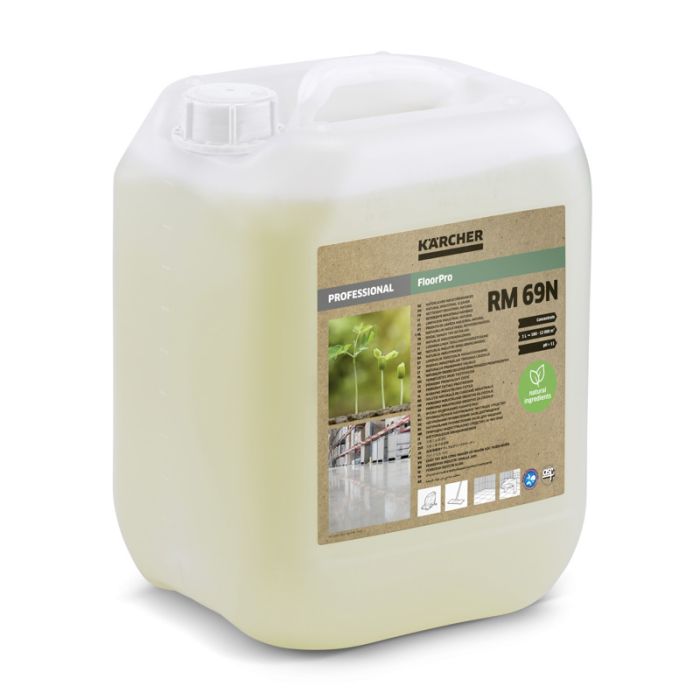 Foto von Kärcher FloorPro Natürlicher Industriereiniger RM 69N, 10l Foto von Kärcher FloorPro Natürlicher Industriereiniger RM 69N, 10l