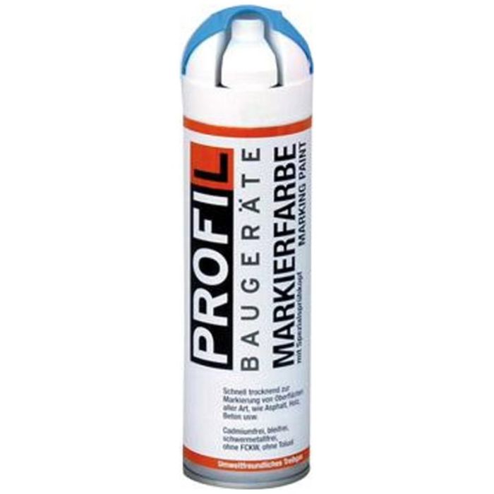 Bild von Profil Markierungsspray, blau 500 ml, schnelltrocknend Bild von Profil Markierungsspray, blau 500 ml, schnelltrocknend