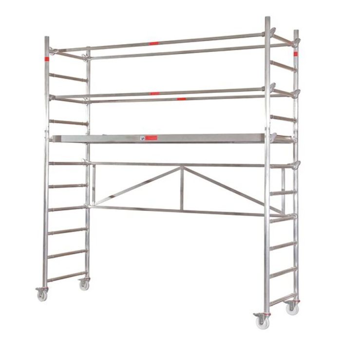 Bild von Müba Alu Rollgerüst Boy 3, L: 2,50 m, B: 0,70 m Bild von Müba Alu Rollgerüst Boy 3, L: 2,50 m, B: 0,70 m