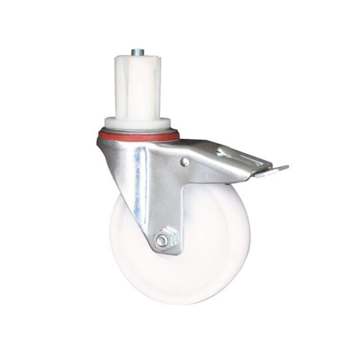 Bild von Müba Rollenfuss Ø125 mm für Alu-Rollgerüst Typ Boy Bild von Müba Rollenfuss Ø125 mm für Alu-Rollgerüst Typ Boy