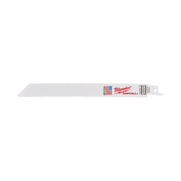 Bild von Milwaukee Säbelsägeblatt 200 mm für Holz/Metall/Kunststoff, Pack = 5 Stück Bild von Milwaukee Säbelsägeblatt 200 mm für Holz/Metall/Kunststoff, Pack = 5 Stück
