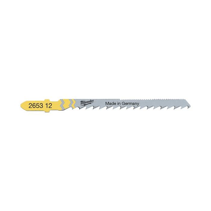 Bild von Milwaukee Stichsägeblätter mit Rückenverzahnung Blattlänge 75 mm, Zahnteilung 4,5 mm Bild von Milwaukee Stichsägeblätter mit Rückenverzahnung Blattlänge 75 mm, Zahnteilung 4,5 mm
