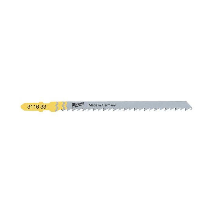 Bild von Milwaukee Stichsägeblatt für Holz 105 mm, Karte= 5 Stück Bild von Milwaukee Stichsägeblatt für Holz 105 mm, Karte= 5 Stück