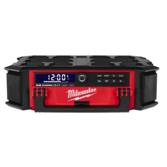 Bild von Milwaukee Packout Akku-/Netz-Radio M18 PRCDAB+-0 mit Ladefunktion, 40-W-Verstärker, IP57 Bild von Milwaukee Packout Akku-/Netz-Radio M18 PRCDAB+-0 mit Ladefunktion, 40-W-Verstärker, IP57