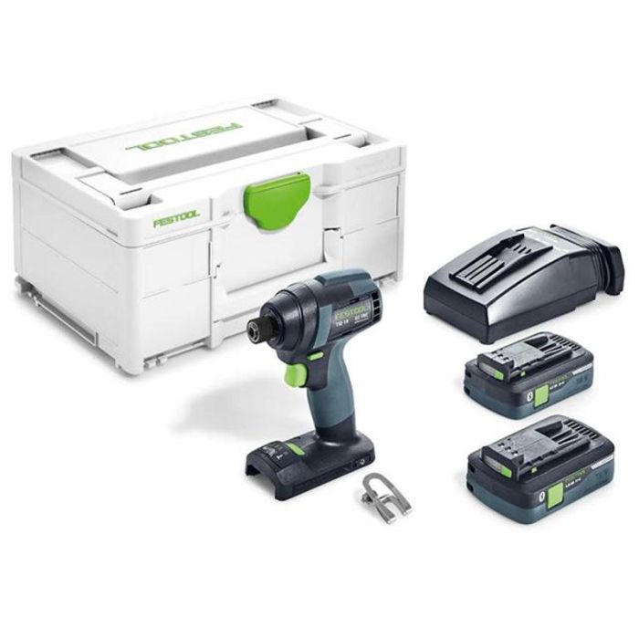 Foto von Festool Akku-Schlagschrauber TID 18 HPC 4,0 I-Plus für 18 Volt, mit 2 Akkus 4,0 Ah, Ladegerät Foto von Festool Akku-Schlagschrauber TID 18 HPC 4,0 I-Plus für 18 Volt, mit 2 Akkus 4,0 Ah, Ladegerät