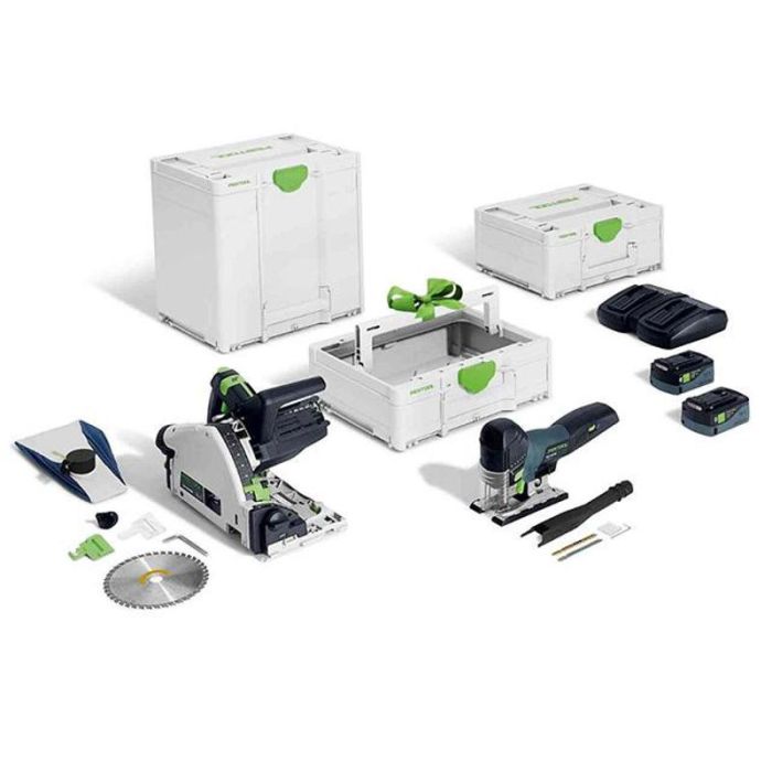 Foto von Festool Akku-Combo-Set Sägen TSC 55 K/PSC 420/TB M 137 Foto von Festool Akku-Combo-Set Sägen TSC 55 K/PSC 420/TB M 137