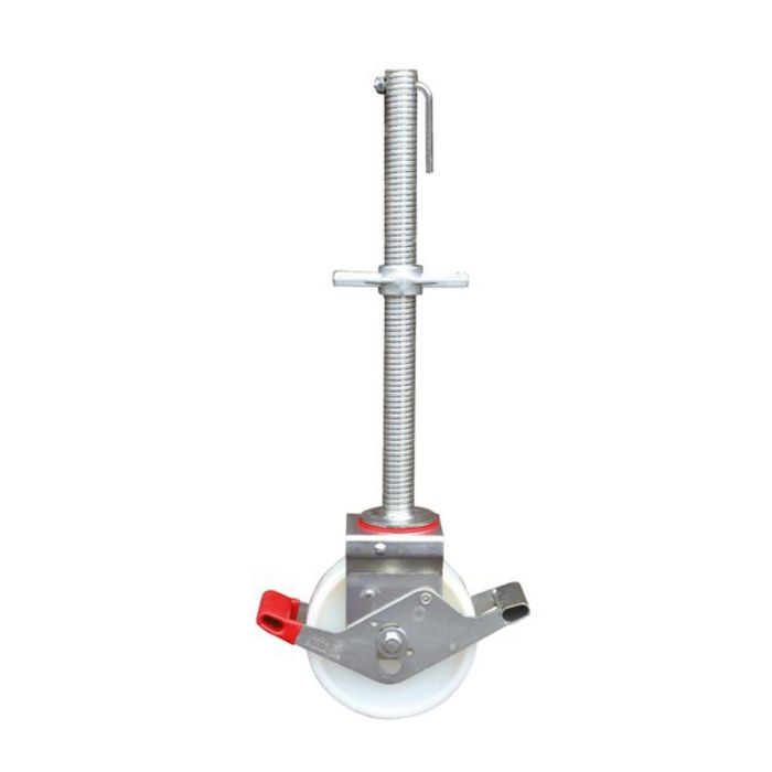 Bild von Müba Rollenfuß mit Spindel und Bremse, 5 kN Bild von Müba Rollenfuß mit Spindel und Bremse, 5 kN