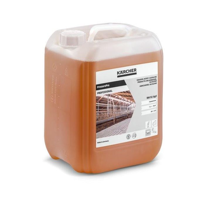 Foto von Kärcher Einweichmittel, alkalisch RM 92 AGRI 10 l Foto von Kärcher Einweichmittel, alkalisch RM 92 AGRI 10 l