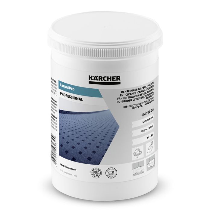 Foto von Kärcher CarpetPro Teppichreiniger RM 760 Pulver 0.8 kg Foto von Kärcher CarpetPro Teppichreiniger RM 760 Pulver 0.8 kg