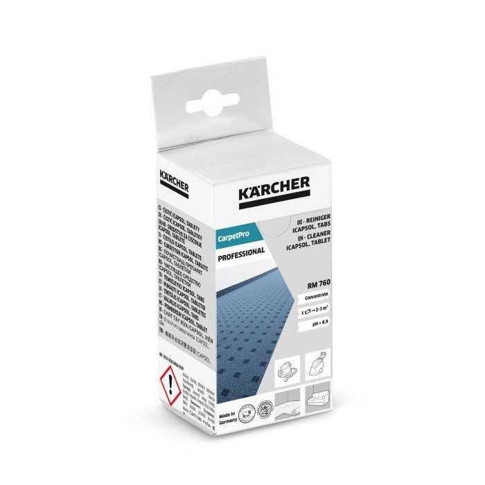 Bild von Kärcher CarpetPro Teppichreiniger RM 760 16 Tabs Bild von Kärcher CarpetPro Teppichreiniger RM 760 16 Tabs
