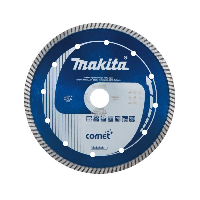 Foto von Makita Diamantscheibe Comet 180x22,23 mm Foto von Makita Diamantscheibe Comet 180x22,23 mm