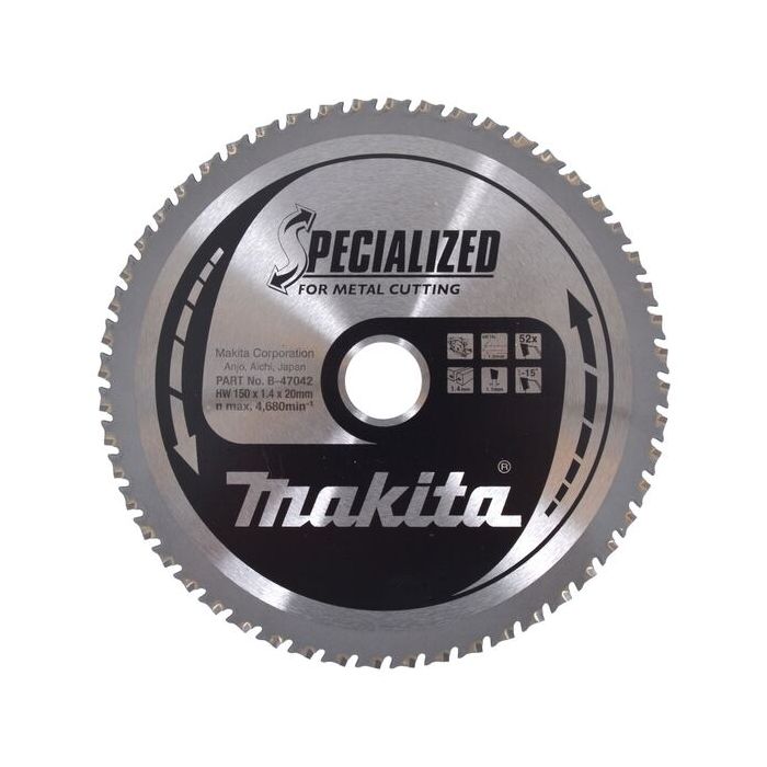 Bild von Makita Kreissägebaltt f. Bleche 150x20x52Z Bild von Makita Kreissägebaltt f. Bleche 150x20x52Z