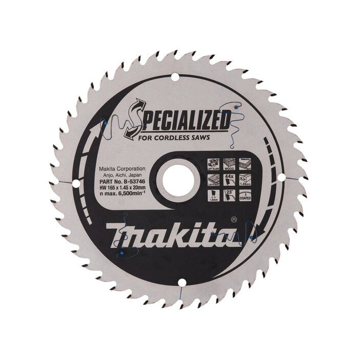 Bild von Makita SPECIALIZED Sägeb.165x20x44Z Bild von Makita SPECIALIZED Sägeb.165x20x44Z
