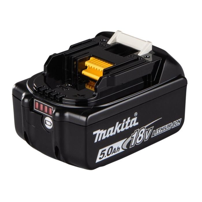 Foto von Makita Ersatzakku BL 1850 B 18 Volt, 5,0 Ah,mit Kapazitätsanzeige Foto von Makita Ersatzakku BL 1850 B 18 Volt, 5,0 Ah,mit Kapazitätsanzeige