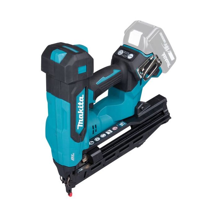 Foto von Makita 18V Akku-Stauchkopfnagler DBN610Z, für Nägel Ø 1,6 mm der Länge 32 - 64 mm, Winkel 20° Foto von Makita 18V Akku-Stauchkopfnagler DBN610Z, für Nägel Ø 1,6 mm der Länge 32 - 64 mm, Winkel 20°