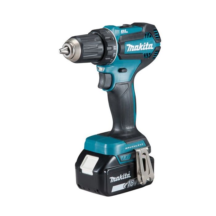 Bild von Makita Akku-Bohrschrauber DDF485RFJ 18 Volt, mit 2 Akkus 3,0 Ah, Ladegerät Bild von Makita Akku-Bohrschrauber DDF485RFJ 18 Volt, mit 2 Akkus 3,0 Ah, Ladegerät