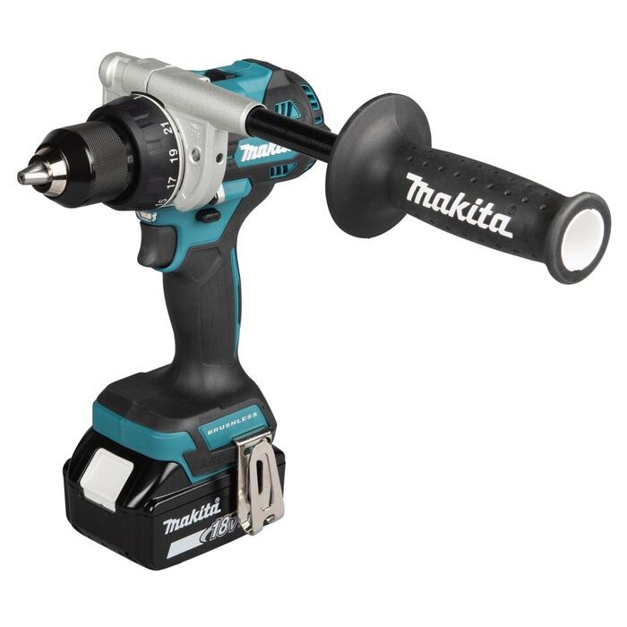 Bild von Makita Akku-Bohrschrauber DDF492RG3J für 18V Akkus, 141 Nm, 2-Gang Vollmetall Planetengetriebe Bild von Makita Akku-Bohrschrauber DDF492RG3J für 18V Akkus, 141 Nm, 2-Gang Vollmetall Planetengetriebe