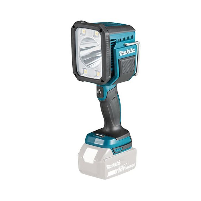 Foto von Makita LED-Akku-Handstrahler DML 812 für 18 Volt Akkus, ohne Akku, ohne Ladegerät Foto von Makita LED-Akku-Handstrahler DML 812 für 18 Volt Akkus, ohne Akku, ohne Ladegerät