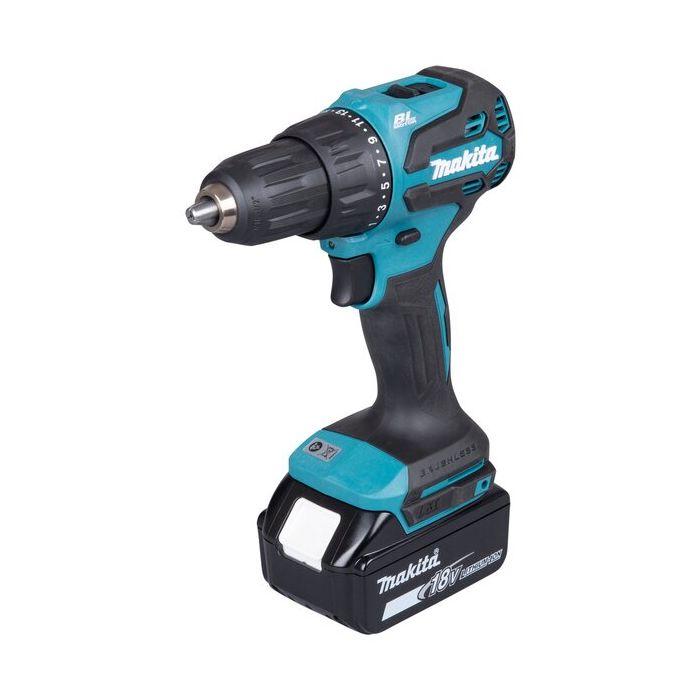 Bild von Makita Akku-Schlagbohrschrauber DHP490RFX3, 18 V / 2 x 3,0 Ah Akkus, Ladegerät im Koffer Bild von Makita Akku-Schlagbohrschrauber DHP490RFX3, 18 V / 2 x 3,0 Ah Akkus, Ladegerät im Koffer