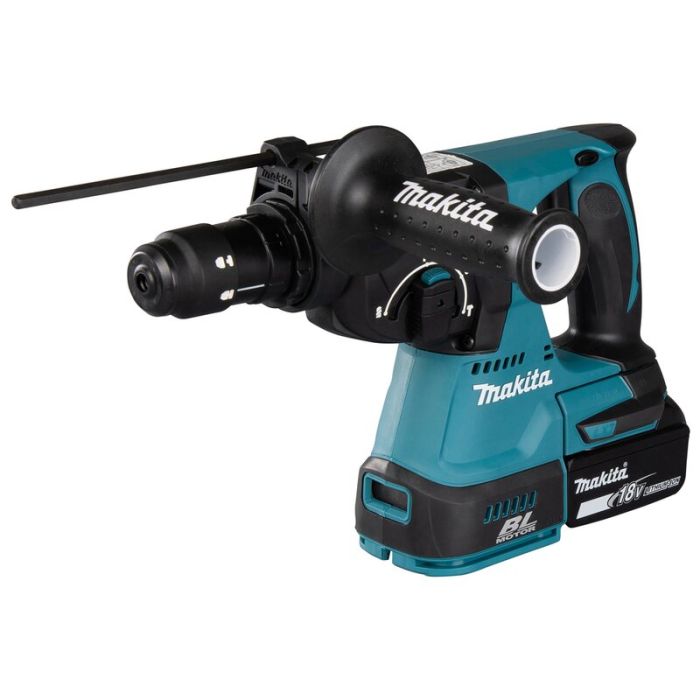 Foto von Makita Akku-Kombihammer DHR243RT3J, mit 3 Akkus 5,0 Ah und Ladegerät, im MAKPAC Foto von Makita Akku-Kombihammer DHR243RT3J, mit 3 Akkus 5,0 Ah und Ladegerät, im MAKPAC