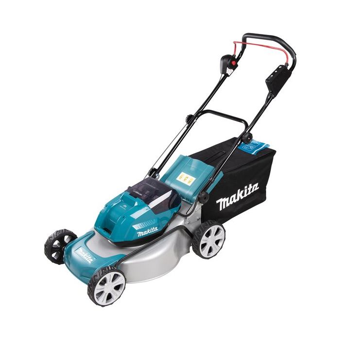 Foto von MAkita Akku-Rasenmäher DLM463Z 2x18 Volt / ohne Akkus, ohne Ladegerät Foto von MAkita Akku-Rasenmäher DLM463Z 2x18 Volt / ohne Akkus, ohne Ladegerät