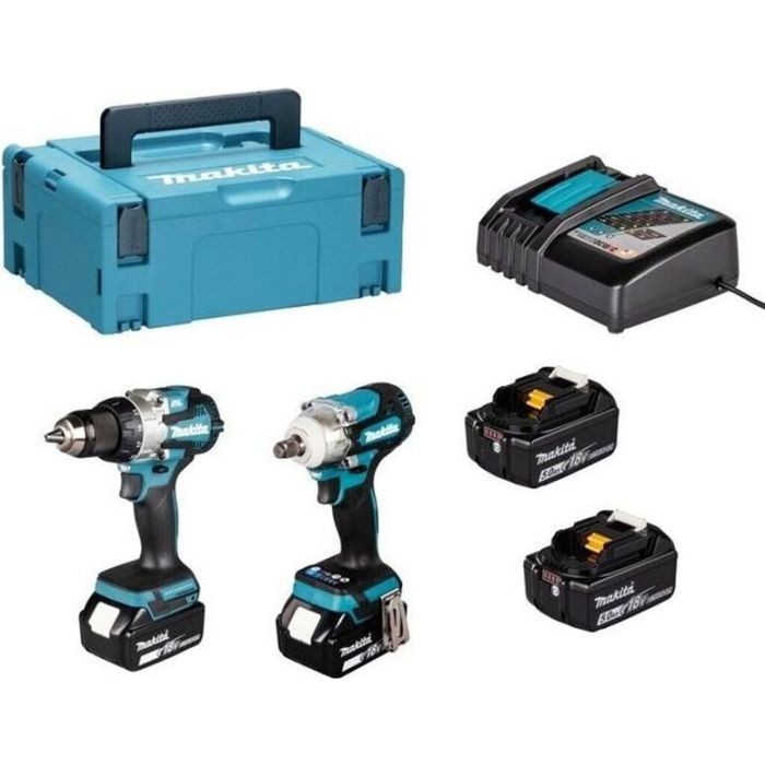 Bild von Makita Akku Kombo-Kit DLX2533TJ für 18V kompl. mit Bohrschrauber DDF489Z Bild von Makita Akku Kombo-Kit DLX2533TJ für 18V kompl. mit Bohrschrauber DDF489Z