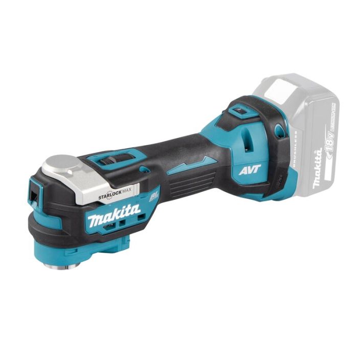 Foto von Makita Akku-Multifunktionswerkzeug DTM52ZJX2 ohne Akkus und Ladegerät, im MAKPAC Foto von Makita Akku-Multifunktionswerkzeug DTM52ZJX2 ohne Akkus und Ladegerät, im MAKPAC
