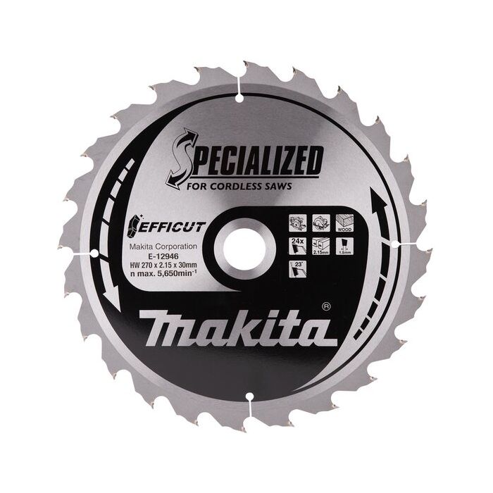 Bild von Makita EFFICUT Kreissägeblatt 270x30x24Z Bild von Makita EFFICUT Kreissägeblatt 270x30x24Z