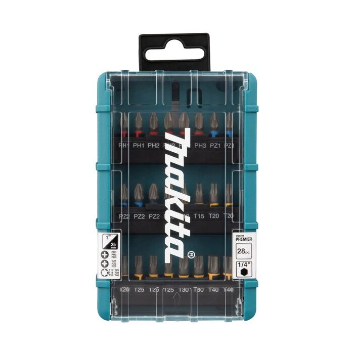 Foto von Makita Steckschlüssel-Bit-Set Torsion 28-tlg. Impact Premier Foto von Makita Steckschlüssel-Bit-Set Torsion 28-tlg. Impact Premier