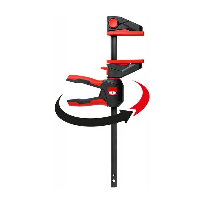 Bild von Bessey Einhandzwinge mit drehbarem Griff Nr. EZ360M-15 Bild von Bessey Einhandzwinge mit drehbarem Griff Nr. EZ360M-15