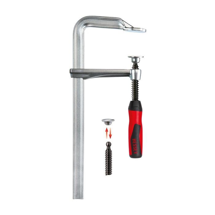 Foto von Bessey Ganzstahl Schraubzwinge GZ-400/80 2K Foto von Bessey Ganzstahl Schraubzwinge GZ-400/80 2K